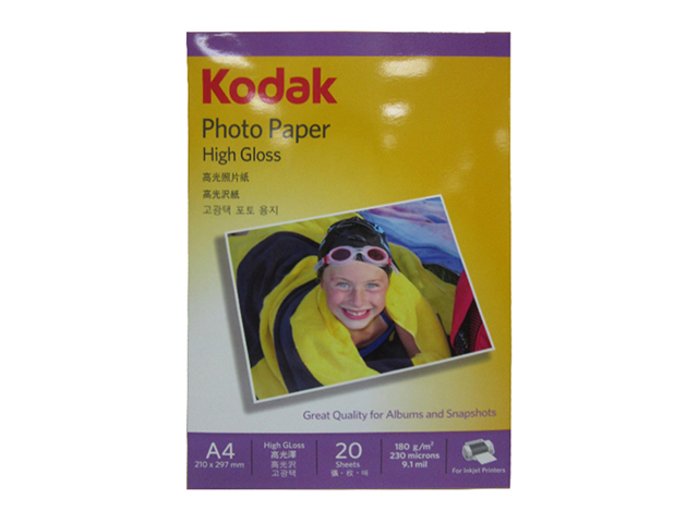 Kodak Photo Paper A4 180gsm 20s