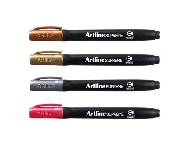 Artline Supreme Metallic Marker EPF-790 1.0mm 4s