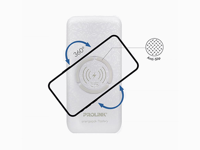 Prolink energiepak Mastery Wireless Charging Power Bank PPB1005 White