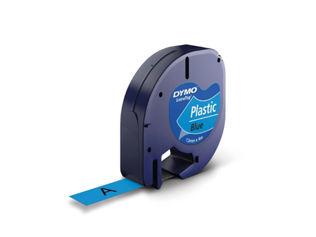 Dymo LetraTag Tape 91205 Plas Blu