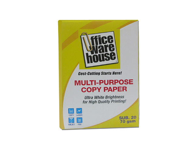 Office Warehouse Copy Paper  Sub-20/70g Letter /500 pcs per ream