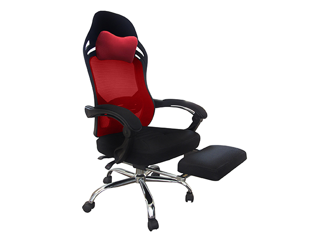 Executive Chair w/Foot Rest XY6091 Red