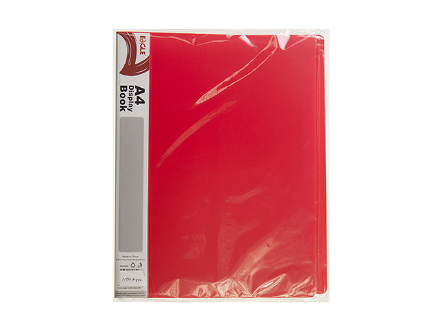Eagle Clearbook 40PKT 9004AK A4 Red