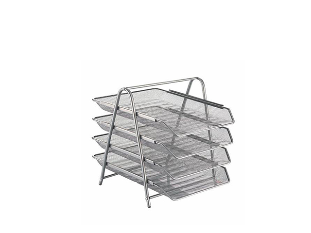 Office Warehouse Letter Tray 4L SHS19030 Silver