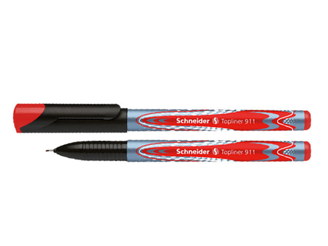 Schneider Topliner 911 Fineliner 0.4mm Red 