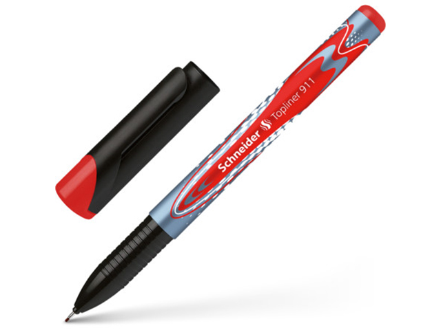Schneider Topliner 911 Fineliner 0.4mm Red 