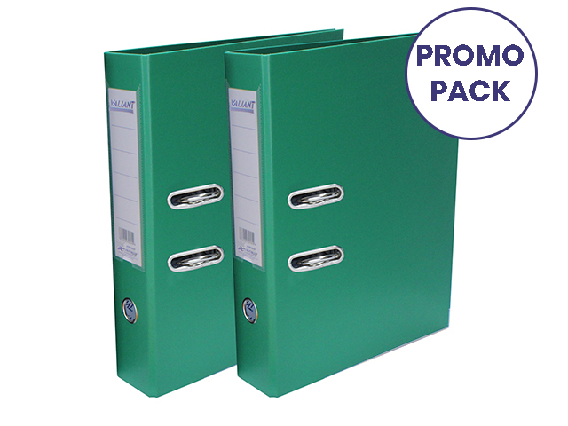 Valiant Lever Archfile Legal Green Promo Pack 2s **