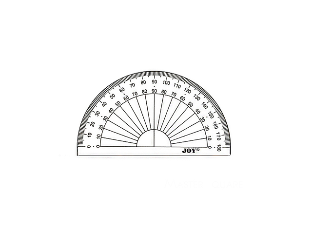 Joy Protractor N-3 Plastic 11cm
