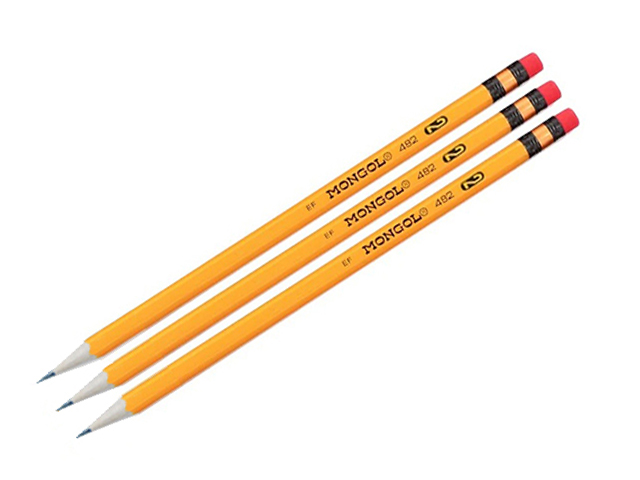 Mongol Pencil #2 Yellow 3s
