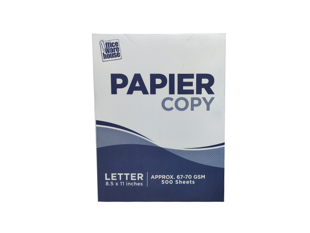 Papier Copy Paper 67-70GSM 500s LTR