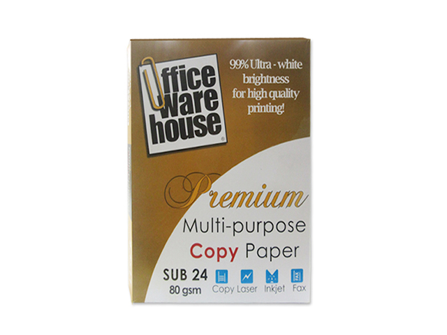  Office Warehouse Premium Copy Paper 80gsm Legal 500s