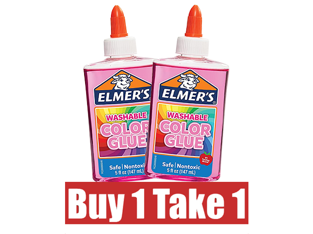 Elmer's Washable Color Glue Translucent Pink Buy 1 Take 1