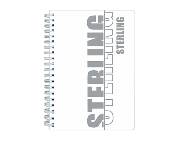 Sterling Spiral Notebook 6x8