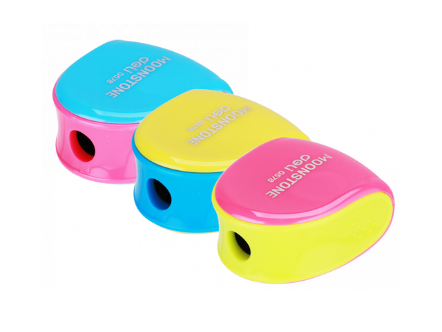 Deli Moon Stone Pencil Sharpener 0578 1Hole Assorted