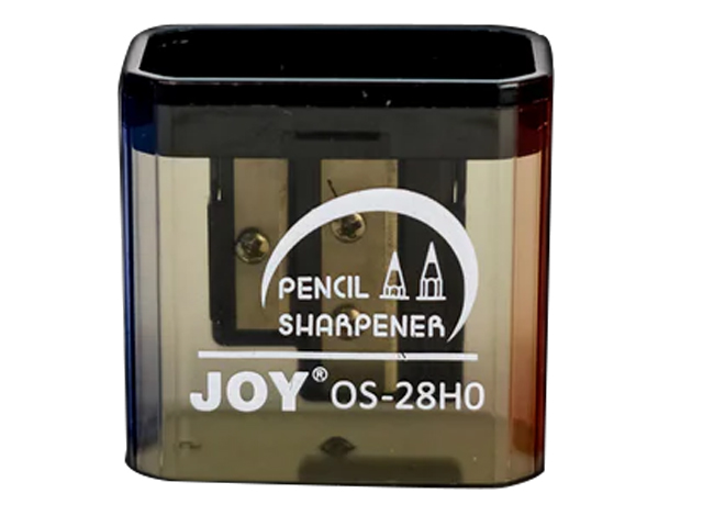Joy Pencil Sharpener OS-28H0 2Holes Assorted