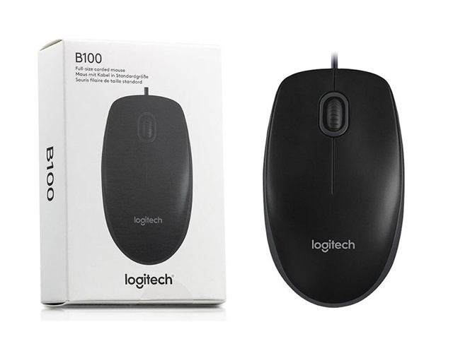 Logitech B100 Optical USB Mouse 