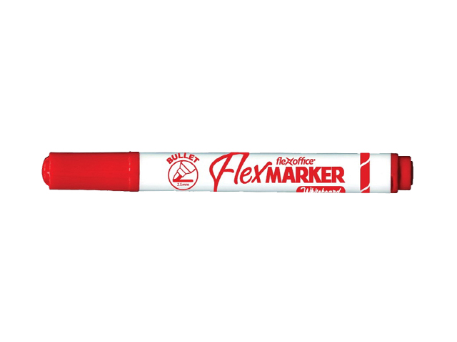 Flexoffice Whiteboard Marker FO-WB02 2.5mm Red