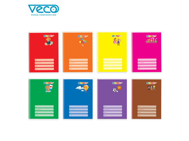 Veco ColourNotes Composition Notebook 80 Leaves