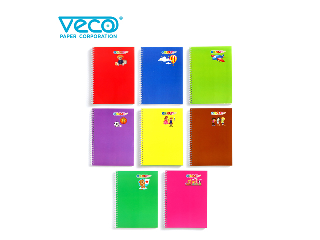 Veco ColourNotes Spiral Notebook 80 Leaves