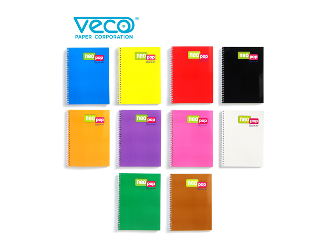 Veco NeoPop Spiral Notebook 80 Leaves