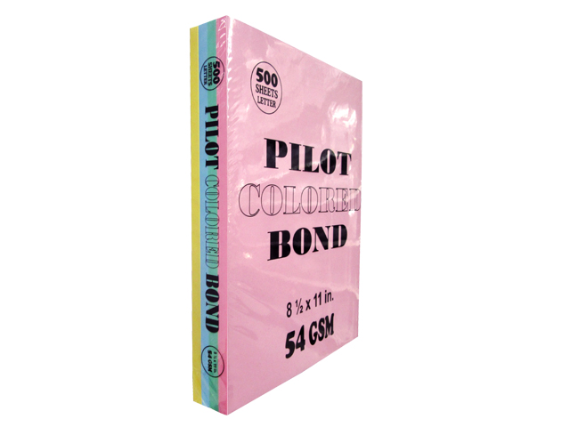 Pilot Colored Bond Paper Letter 4Colors 500s