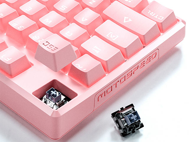 Motospeed CK700 Mechanical Keyboard and Mouse Combo Pink