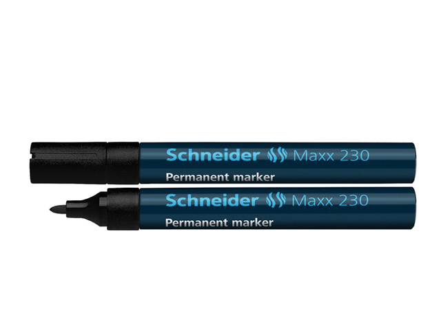 Schneider Maxx 230 Permanent Marker #123001 1-3mm Black