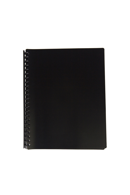 NonBrand Clearbook Refillable 23H Black A4 20Sheets