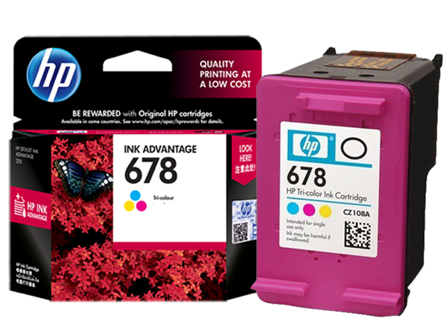  HP 678 Ink Cartridge HPCZ108AA Colored