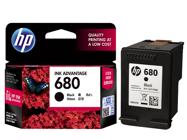  HP 680 Ink Cartridge F6V27AA Black