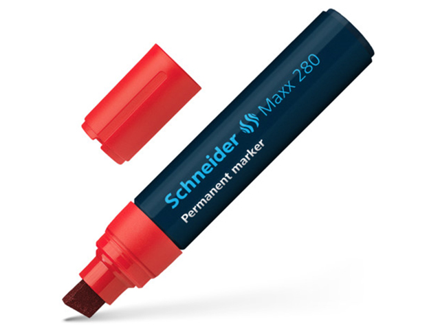 Schneider Maxx 280 Permanent Marker 4+12mm Red 