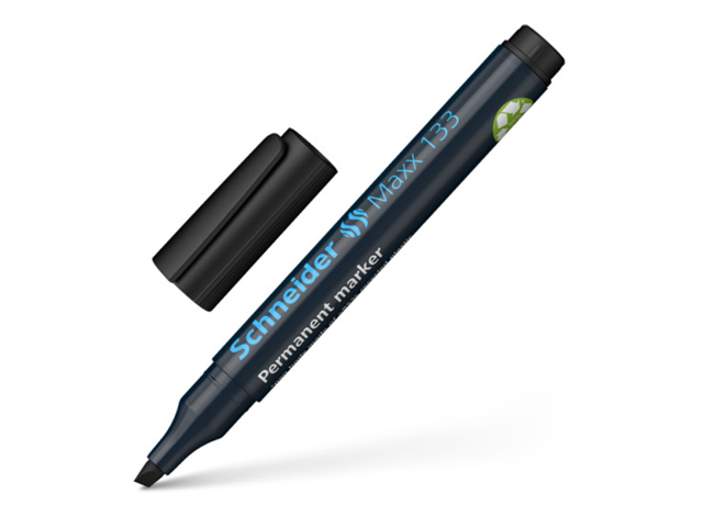 Schneider Maxx 133 Permanent Marker #113301 Chisel 1-4mm Black