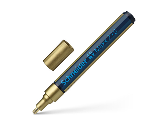 Schneider Maxx 270 Paint Marker #127053 1-3mm Gold