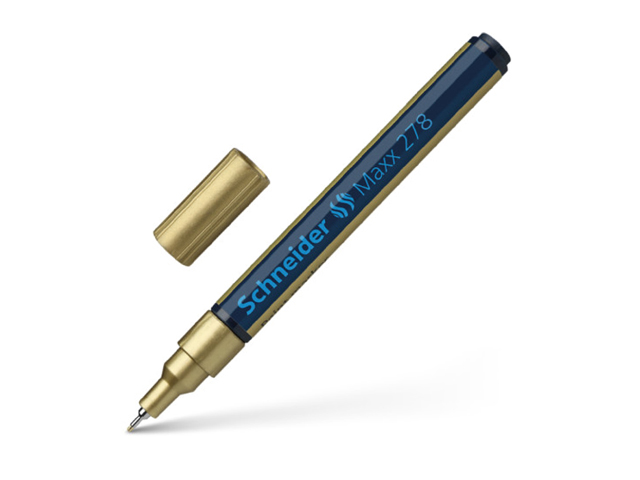 Schneider Maxx 278 Paint Marker #127853 0.8mm Gold