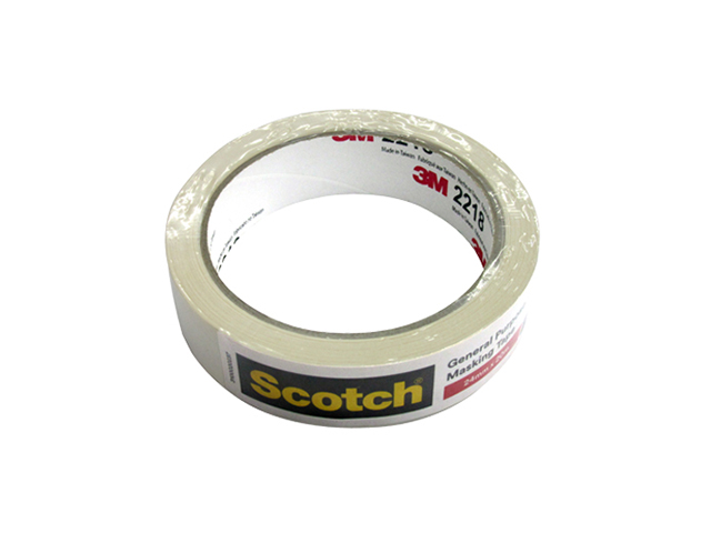3M Tartan Masking Tape Cream 24mmx20m