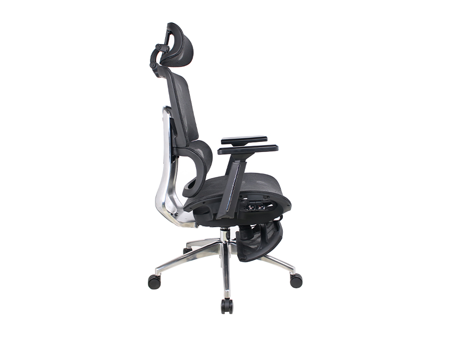 Executive Chair L97 Mesh with Footrest Black