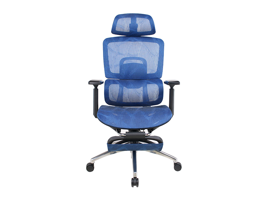 Executive Chair L97 Mesh with Footrest Blue