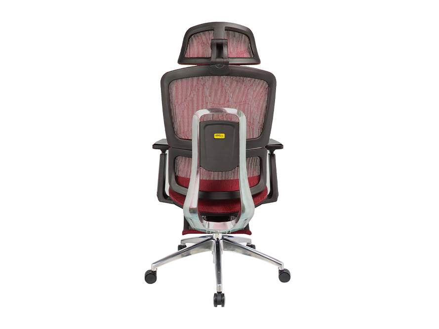 Executive Chair L97 Mesh with Footrest Burgundy