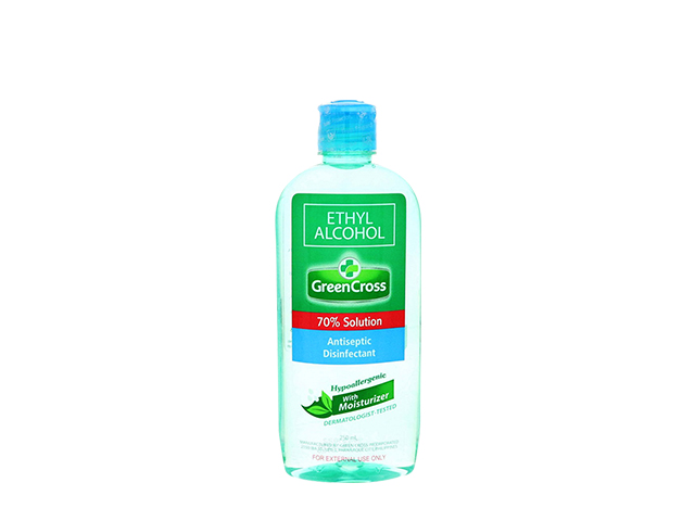 Green Cross 70% Ethyl Alcohol with Moisturizer 250ml