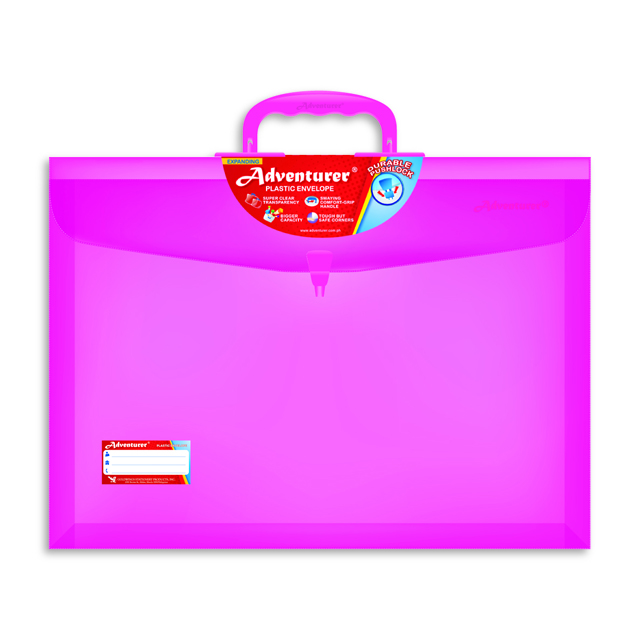 Adventurer Plastic Envelope E19LWH Pushlock Legal 