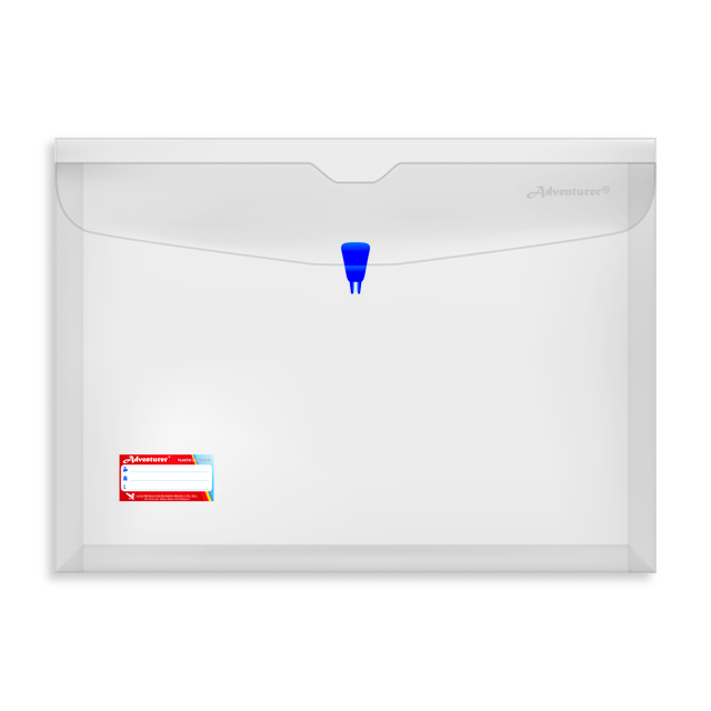 Adventurer Plastic Envelope Transparent E-11L Pushlock Legal 