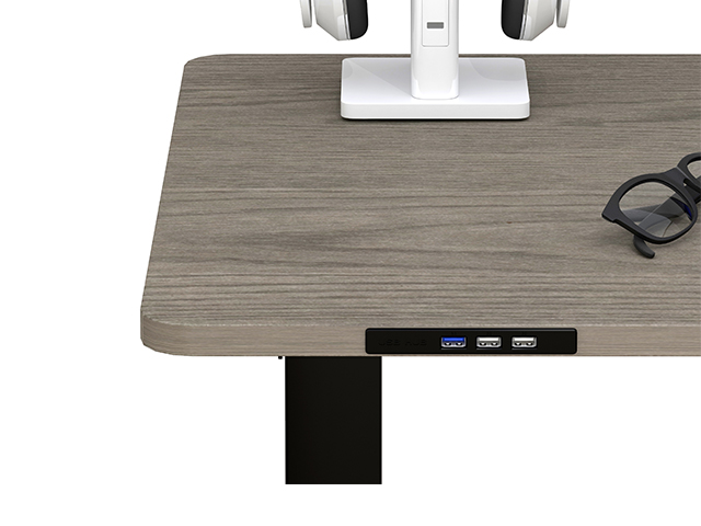 Sit/Stand Height-Adjustable Desk LT202D GGrey
