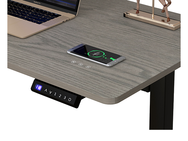 Sit/Stand Height-Adjustable Desk LT202D GGrey