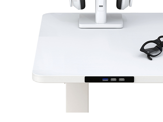 Sit/Stand Height-Adjustable Desk LT202D White