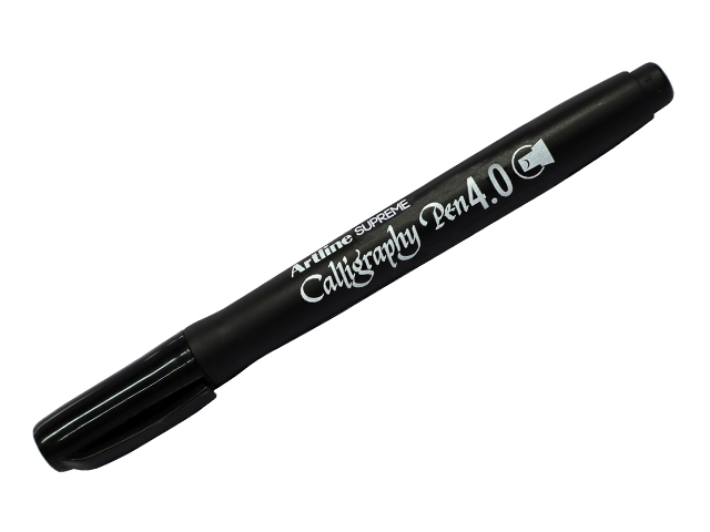 Artline Supreme Calligraphy Pen EPF244 4.0mm Black