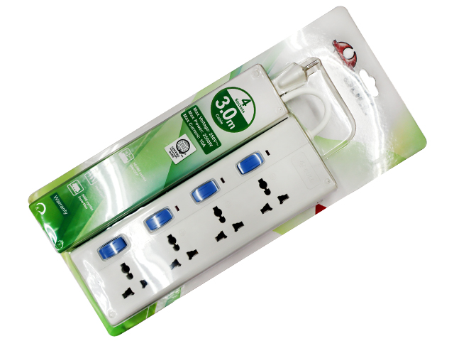 Bull 4-Gang Extension Board GNTP-S3040-30 3m
