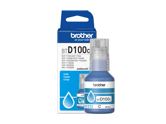 Brother BTD100C Ink Bottle Cyan