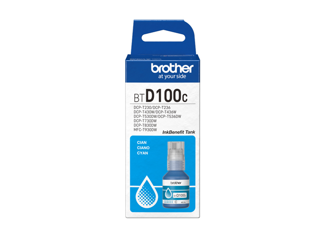 Brother BTD100C Ink Bottle Cyan