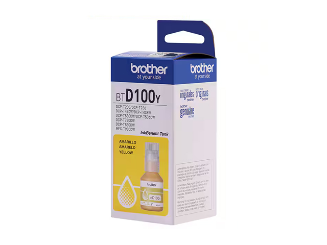 Brother BTD100Y Ink Bottle Yellow