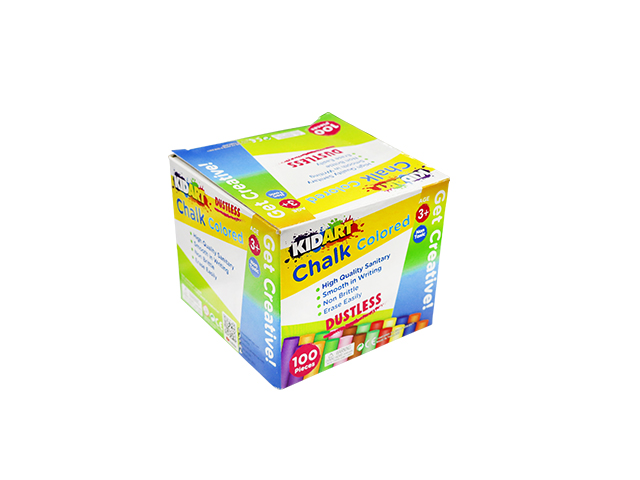 KidArt Dustless Colored Chalk 100s
